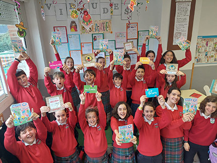 Estudiantes participantes en el 40 Concurso Escolar de la ONCE