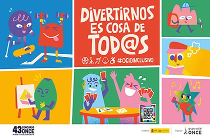 Cartel del 43 Concurso Escolar de la ONCE
