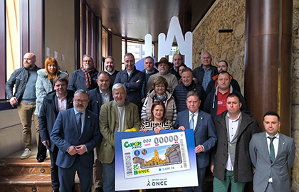 Presentación del cupón dedicado a Oviedo, Capital Española de la Gastronomía