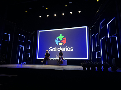 Imagen de una de las Galas de entrega de los Premios Solidarios del Grupo Social ONCE