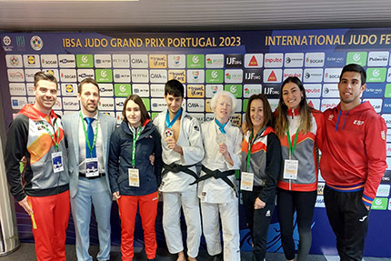 Equipo de Judo de la FEDC asistente al Gran Prix de Portugal