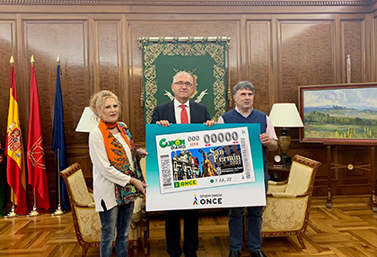 Presentación del cupón de la ONCE dedicado a San Fermín 2022