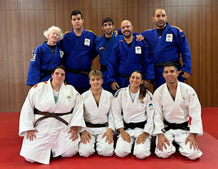 Equipo Paralímpico Español de Judo en Tbilisi (Georgia)