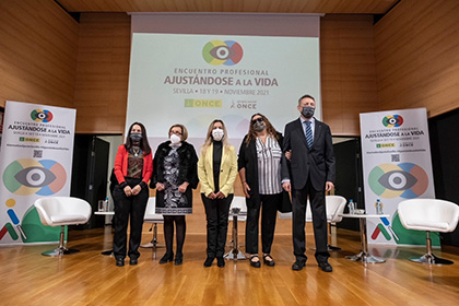 Inauguración de las Jornadas de la ONCE sobre Ajuste a la Discapacidad Visual