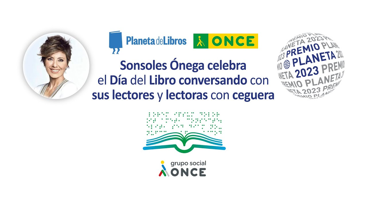 Encuentro con Sonsoles Ónega con motivo del Día del Libro con los clubes de lectura de la ONCE