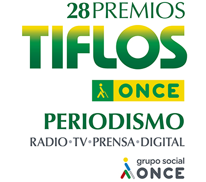 Logo 28 Premios Tiflos Periodismo ONCE