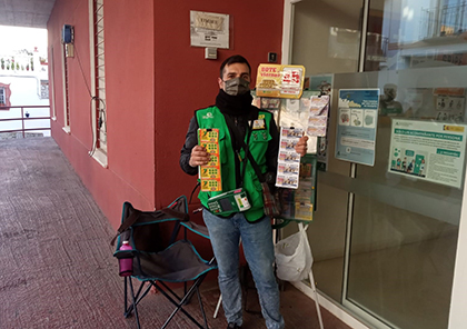 Juan Francisco Solero ha dado La Paga de la ONCE en Alhaurín de la Torre