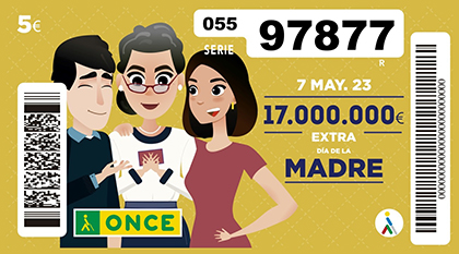Número agraciado en Sorteo Extra Día de la Madre de la ONCE