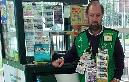 Luis Aurrekoetxea Latartegi, vendedor del Eurojackpot premiado en Erandio