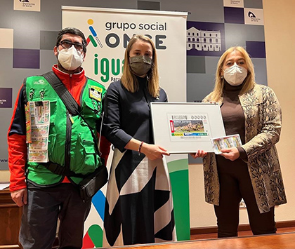 Presentación del cupón dedicado al gentilicio de Valdegeña (Soria)