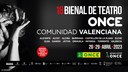 Cartel 18 Bienal de Teatro ONCE